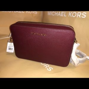Michael Kors Maroon Crossbody Purse (New w/ tags)